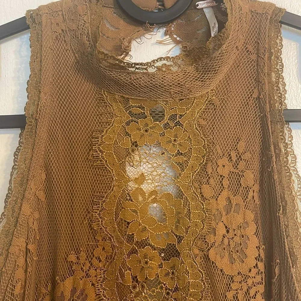Free People Verushka Lace Mini Dress 4